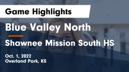 Blue Valley North  vs Shawnee Mission South HS Game Highlights - Oct. 1, 2022