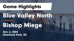 Blue Valley North  vs Bishop Miege  Game Highlights - Oct. 6, 2022