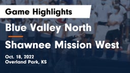 Blue Valley North  vs Shawnee Mission West Game Highlights - Oct. 18, 2022