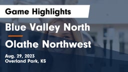 Blue Valley North  vs Olathe Northwest  Game Highlights - Aug. 29, 2023