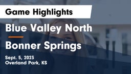 Blue Valley North  vs Bonner Springs  Game Highlights - Sept. 5, 2023