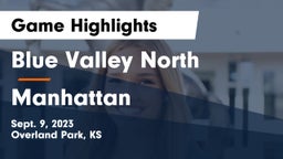 Blue Valley North  vs Manhattan Game Highlights - Sept. 9, 2023