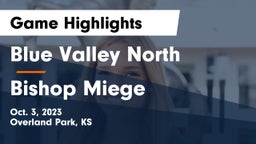 Blue Valley North  vs Bishop Miege  Game Highlights - Oct. 3, 2023