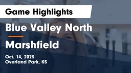 Blue Valley North  vs Marshfield  Game Highlights - Oct. 14, 2023