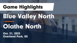 Blue Valley North  vs Olathe North  Game Highlights - Oct. 21, 2023