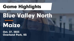 Blue Valley North  vs Maize Game Highlights - Oct. 27, 2023