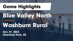 Blue Valley North  vs Washburn Rural Game Highlights - Oct. 27, 2023