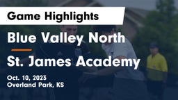 Blue Valley North  vs St. James Academy  Game Highlights - Oct. 10, 2023