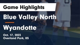 Blue Valley North  vs Wyandotte  Game Highlights - Oct. 17, 2023