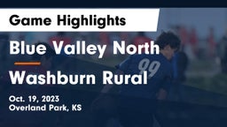 Blue Valley North  vs Washburn Rural Game Highlights - Oct. 19, 2023