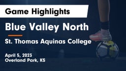 Blue Valley North  vs St. Thomas Aquinas College Game Highlights - April 5, 2023