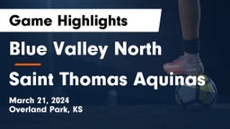 Blue Valley North  vs Saint Thomas Aquinas Game Highlights - March 21, 2024