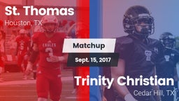 Matchup: St. Thomas High vs. Trinity Christian  2017