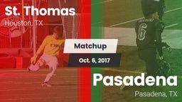Matchup: St. Thomas High vs. Pasadena  2017