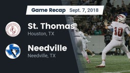 Recap: St. Thomas  vs. Needville  2018