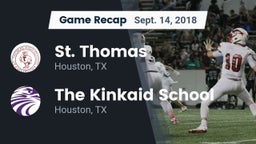 Recap: St. Thomas  vs. The Kinkaid School 2018