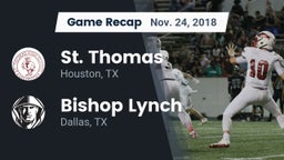 Recap: St. Thomas  vs. Bishop Lynch  2018