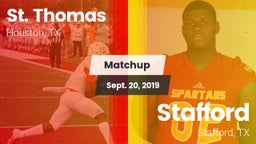 Matchup: St. Thomas High vs. Stafford  2019