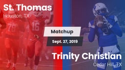 Matchup: St. Thomas High vs. Trinity Christian  2019