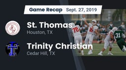 Recap: St. Thomas  vs. Trinity Christian  2019