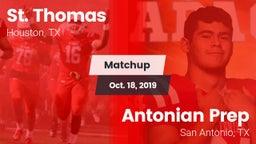 Matchup: St. Thomas High vs. Antonian Prep  2019