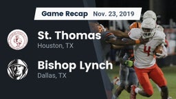 Recap: St. Thomas  vs. Bishop Lynch  2019