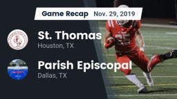 Recap: St. Thomas  vs. Parish Episcopal  2019