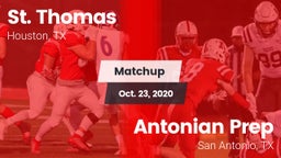 Matchup: St. Thomas High vs. Antonian Prep  2020