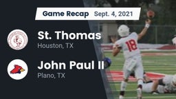 Recap: St. Thomas  vs. John Paul II  2021
