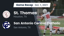 Recap: St. Thomas  vs. San Antonio Central Catholic  2021