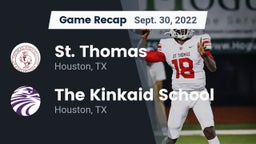 Recap: St. Thomas  vs. The Kinkaid School 2022