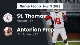 Recap: St. Thomas  vs. Antonian Prep  2022