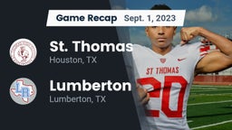 Recap: St. Thomas  vs. Lumberton  2023