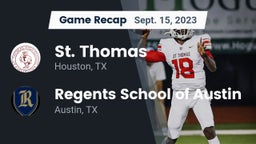 Recap: St. Thomas  vs. Regents School of Austin 2023