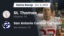 Recap: St. Thomas  vs. San Antonio Central Catholic  2023