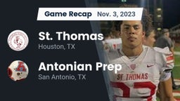 Recap: St. Thomas  vs. Antonian Prep  2023