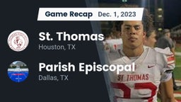 Recap: St. Thomas  vs. Parish Episcopal  2023