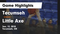Tecumseh  vs Little Axe  Game Highlights - Jan. 12, 2018