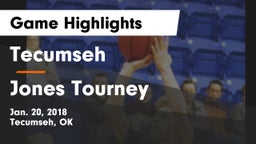 Tecumseh  vs Jones Tourney Game Highlights - Jan. 20, 2018