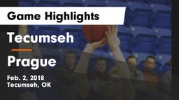 Tecumseh  vs Prague  Game Highlights - Feb. 2, 2018