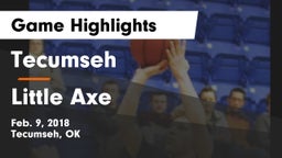 Tecumseh  vs Little Axe  Game Highlights - Feb. 9, 2018