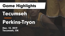 Tecumseh  vs Perkins-Tryon  Game Highlights - Dec. 12, 2019
