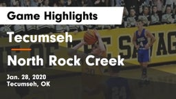 Tecumseh  vs North Rock Creek  Game Highlights - Jan. 28, 2020