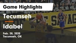 Tecumseh  vs Idabel  Game Highlights - Feb. 28, 2020