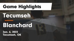 Tecumseh  vs Blanchard   Game Highlights - Jan. 6, 2022