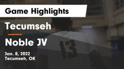 Tecumseh  vs Noble JV Game Highlights - Jan. 8, 2022