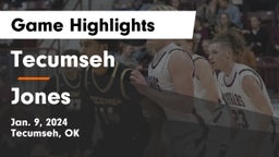 Tecumseh  vs Jones  Game Highlights - Jan. 9, 2024