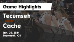 Tecumseh  vs Cache  Game Highlights - Jan. 20, 2024