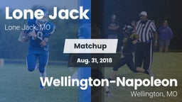 Matchup: Lone Jack High vs. Wellington-Napoleon  2018