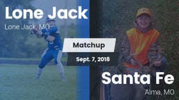 Matchup: Lone Jack High vs. Santa Fe  2018